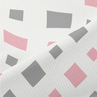 Pink Size Square Piqué