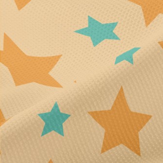 Shining Colorful Stars Piqué