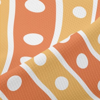 All-Match Stripes Dots Piqué