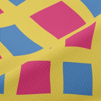 Two-Color Square Piqué