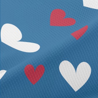 Fashion Two-Color Heart Piqué