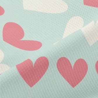 Pastel Bicolor Heart Piqué