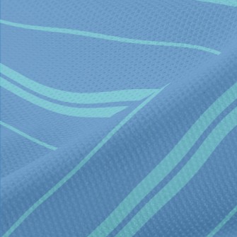 Temperament Diagonal Stripes Piqué