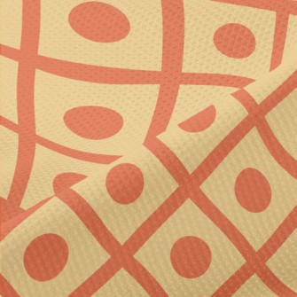 Cross Diamond Dots Piqué