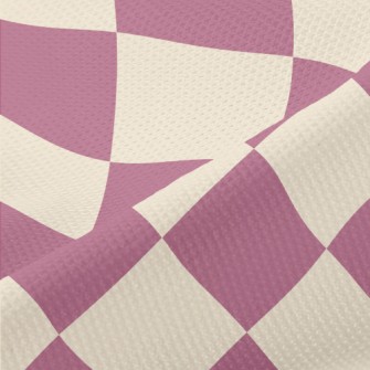 Checkerboard Rhombus Piqué