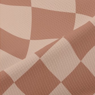 Checkerboard Rhombus Piqué