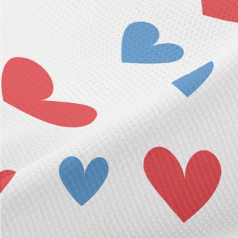 Lively Two-Color Love Piqué