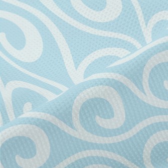 Curly Sea Waves Piqué