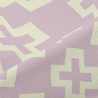 Stacked Cross Piqué