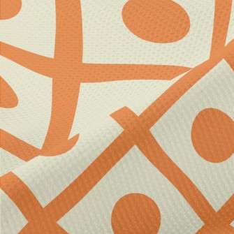 Round Dots Squares Piqué