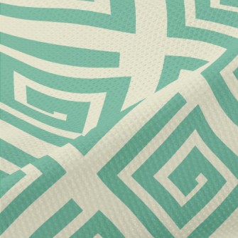 Maze Rotating Rhombus Piqué