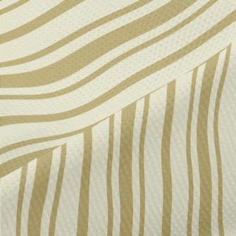 Thick And Thin Deformed Stripe Piqué