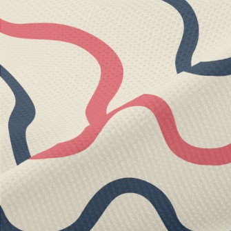 Two-Color Wave Piqué