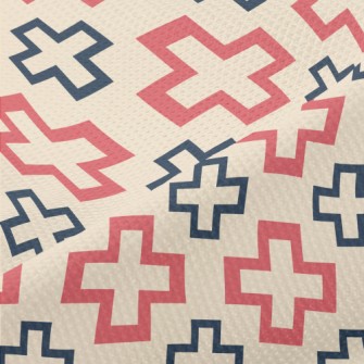 Basket Empty Cross Piqué