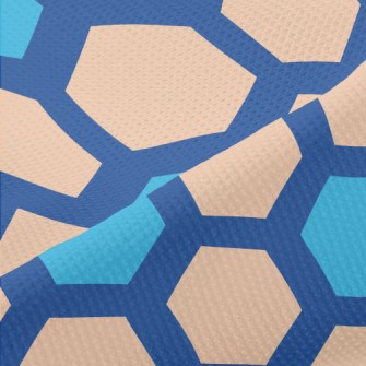 Honeycomb Hexagonal Piqué