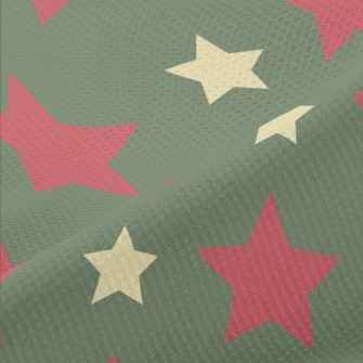 Fashion Two-Color Star Piqué