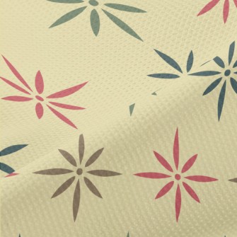 Shiny Four-Color Star Piqué