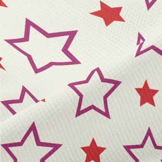Cute Size Stars Piqué
