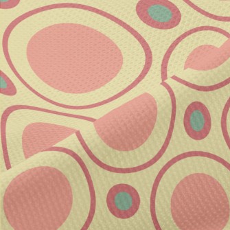 Multi-Layer Circle Dots Piqué