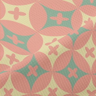 Radiant Flower Splicing Piqué