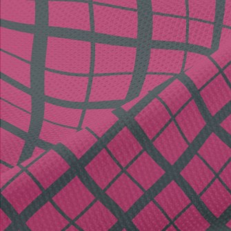 Mesh Staggered Rhombus Piqué