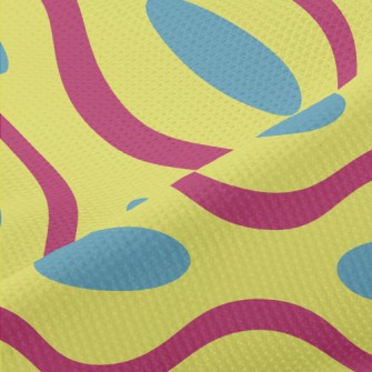 Psychedelic Waves Piqué