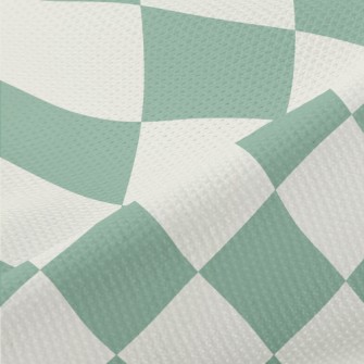 Checkerboard Rhombus Piqué
