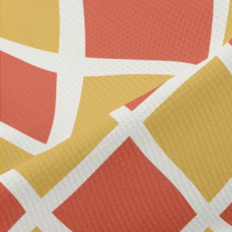 Two-Color Checkerboard Rhombus Piqué