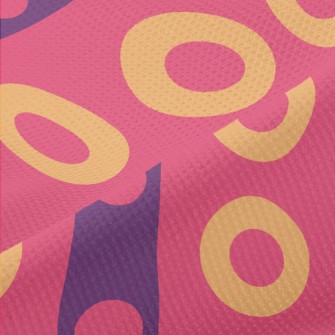 Big And Small Dot Lines Piqué