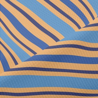 Two-Color Stripes Piqué