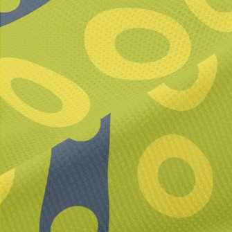 Big And Small Dot Lines Piqué