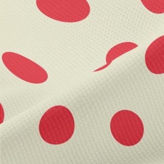 Solid Color Dots Piqué