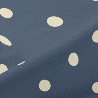 Classic Navy Polka Dots Piqué