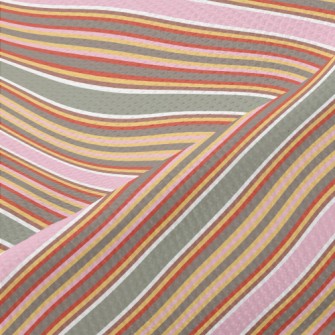 Ornate Stripes Piqué