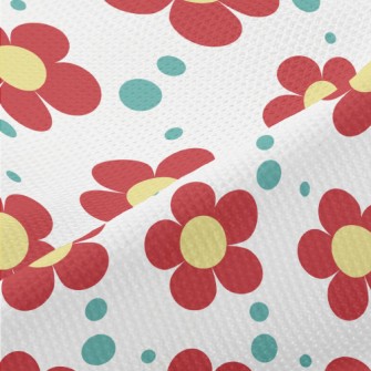 Vibrant Little Flower Piqué