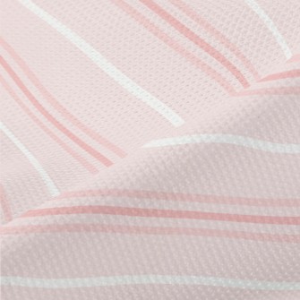 Elegant Style Horizontal Strip Piqué