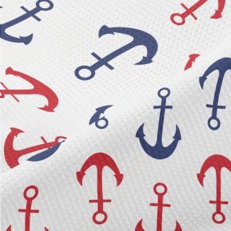 Upside Down Anchor Piqué