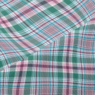 Contrasting Classic Check Piqué