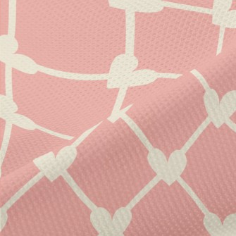 Heart Combination Lattice Piqué