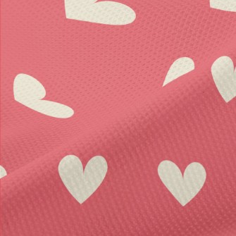 Neatly Arranged Hearts Piqué