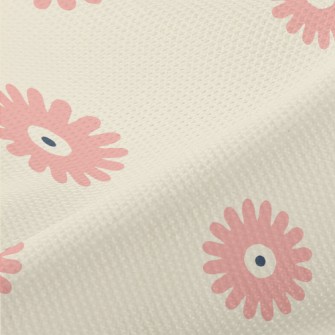 Simple Flowers Piqué