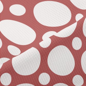 Dots Of Different Sizes Piqué