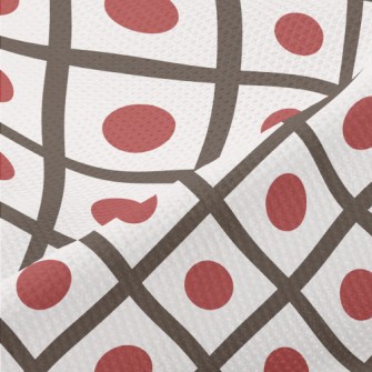 Checkered Dots Piqué