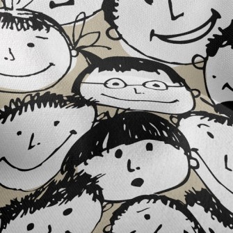 Smiling Face Lightweight Performance Linen
