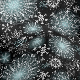 Snowflakes Lightweight Performance Linen