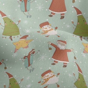 Merry Christmas Lightweight Performance Linen