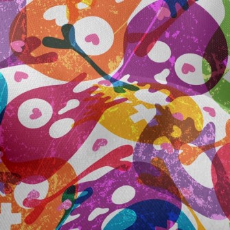 Colorful Seal Skull Lightweight Performance Linen