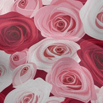 Roses Bloom Lightweight Performance Linen