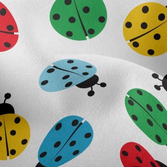 Colorful Ladybug Lightweight Performance Linen
