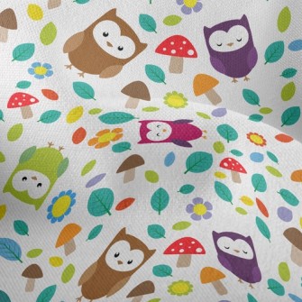 Playful Owl Lightweight Performance Linen